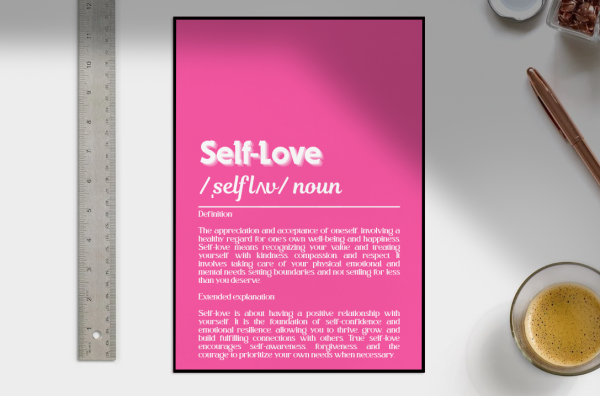 Декоративен Постер Self-Love