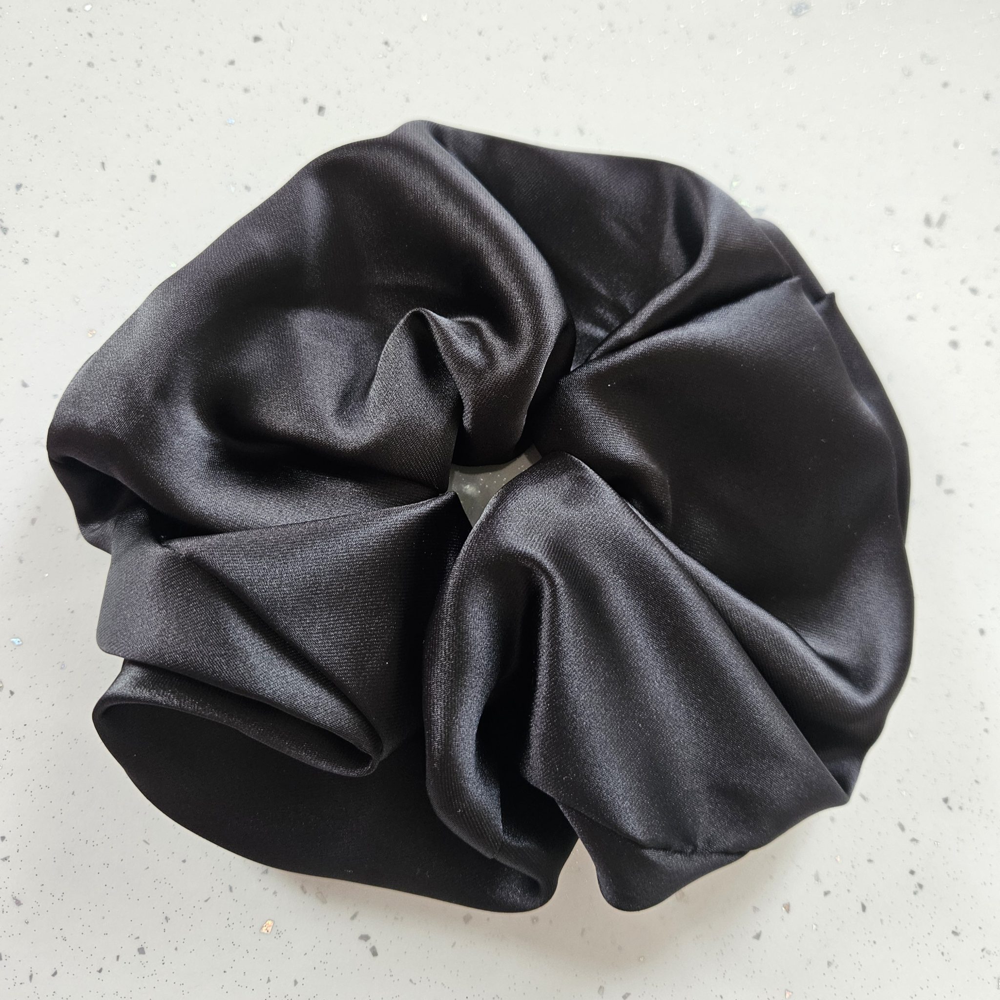 Мега Голямо Скрънчи за Коса - Черно